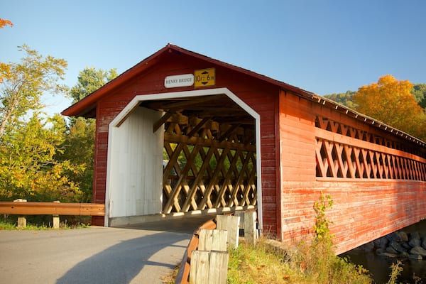 Southern Vermont featuring a bridge