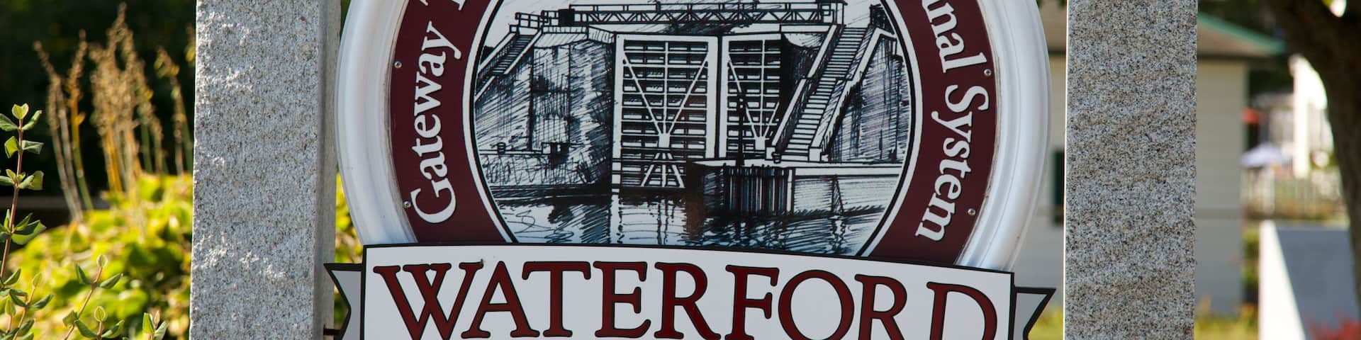 Waterford featuring signage