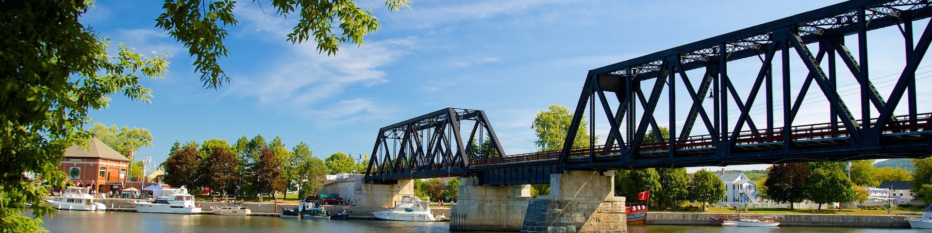 Waterford which includes a river or creek and a bridge