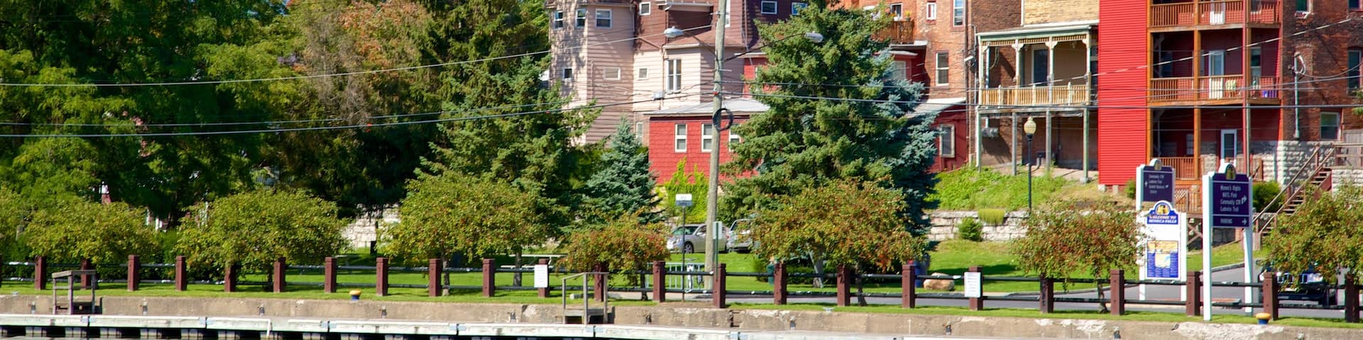Seneca Falls mit einem historische Architektur