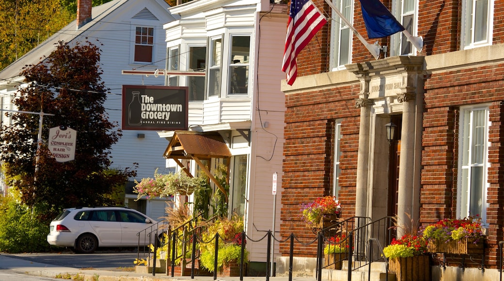 Ludlow mit einem Straßenszenen