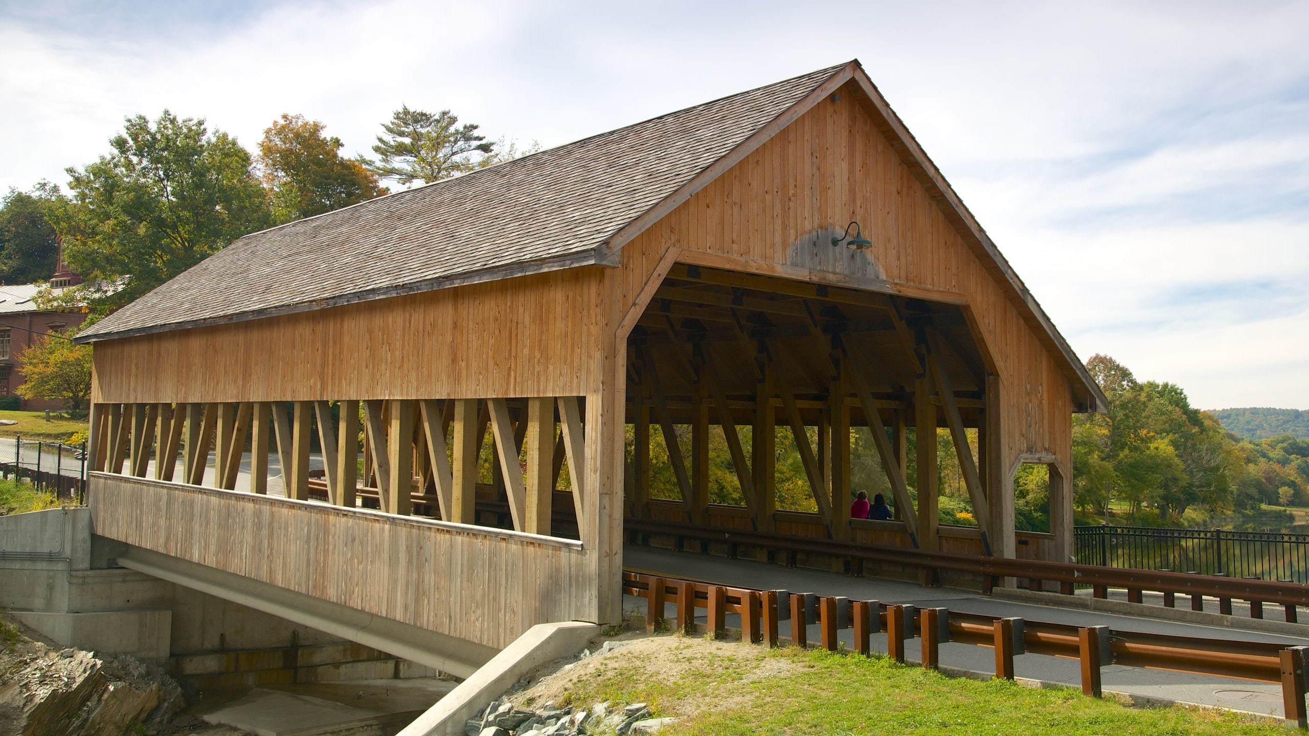 Quechee which includes a bridge
