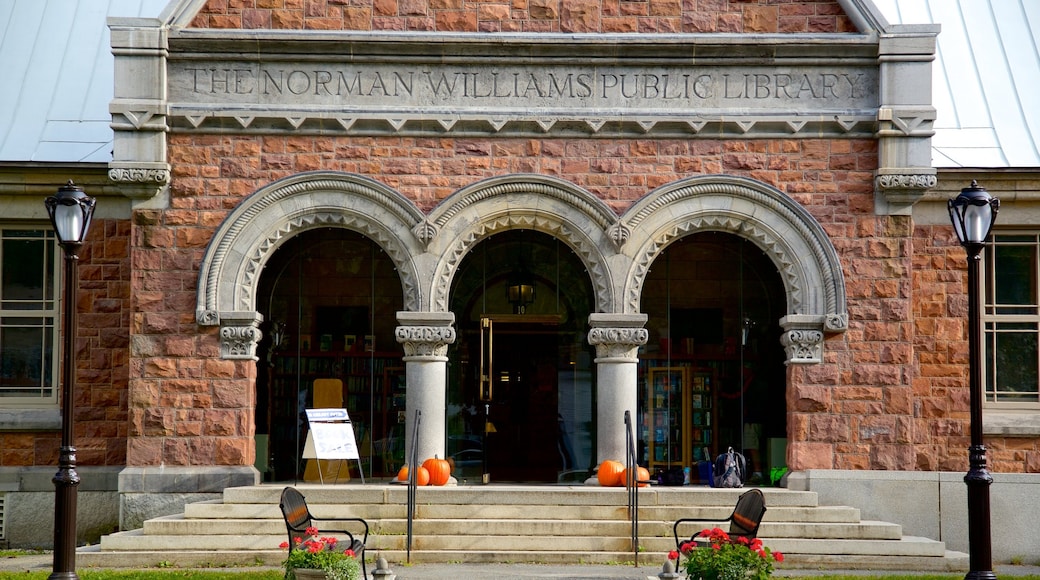 Woodstock mit einem historische Architektur