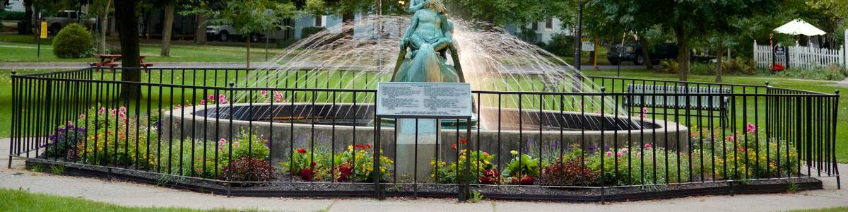 Wellsboro mit einem historische Architektur