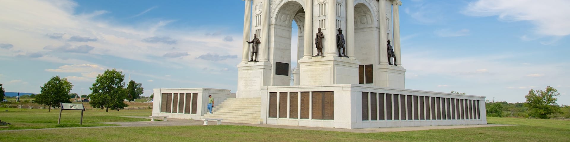 Gettysburg National Military Park mit einem Militärisches und historische Architektur