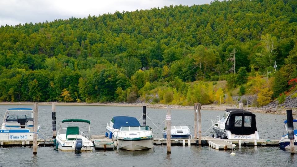 Lake Champlain Ferry ofreciendo una marina