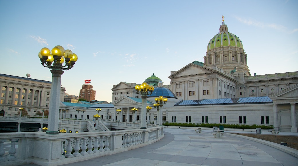 Pennsylvania State Capitol showing heritage architecture