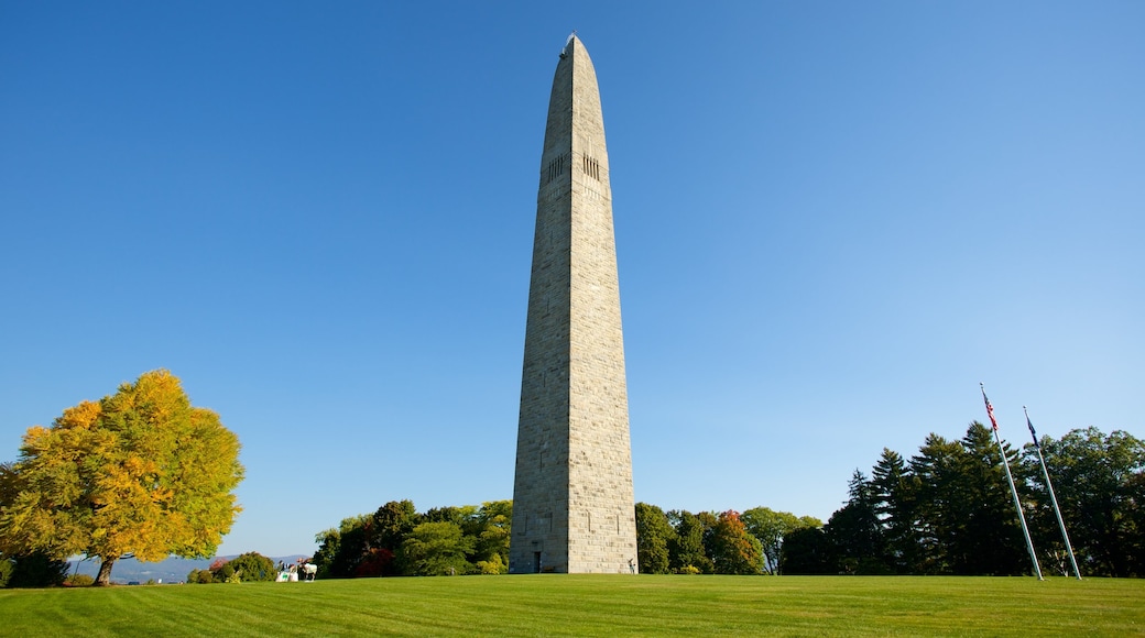 Bennington Battle Monument showing heritage elements and a monument