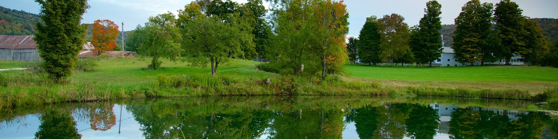 Central Vermont showing a pond