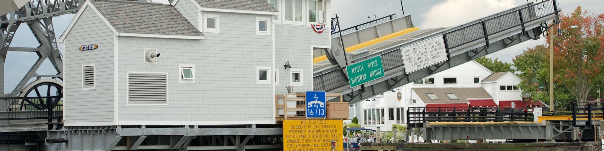 Mystic River Bascule Bridge which includes a bridge