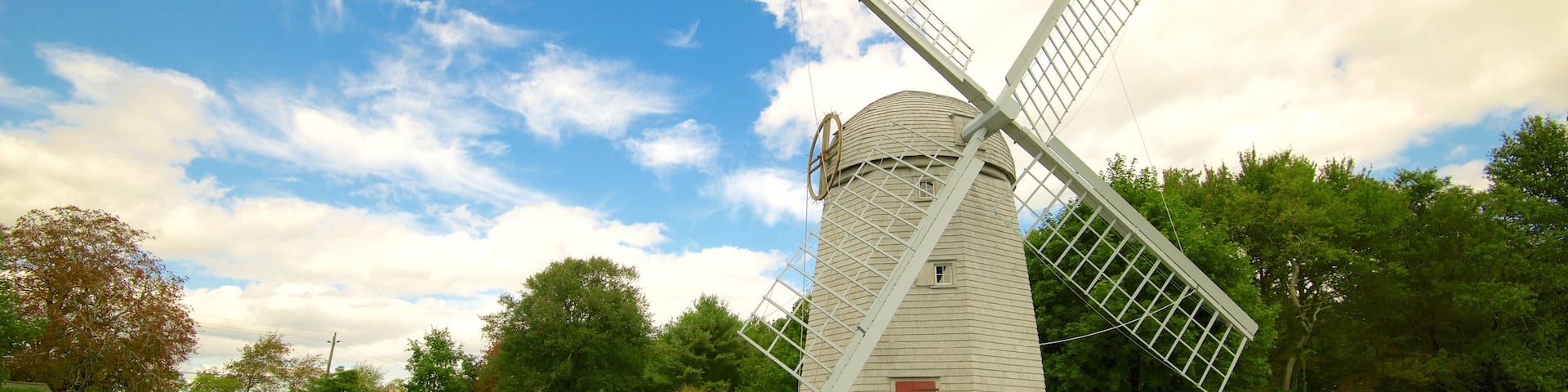 Jamestown Windmill mettant en vedette moulin à vent