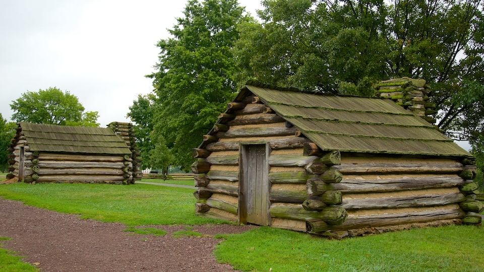 Valley Forge National Historic Park presenterar historisk arkitektur