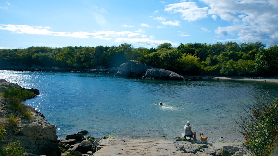 Fort Wetherill State Park qui includes vues littorales