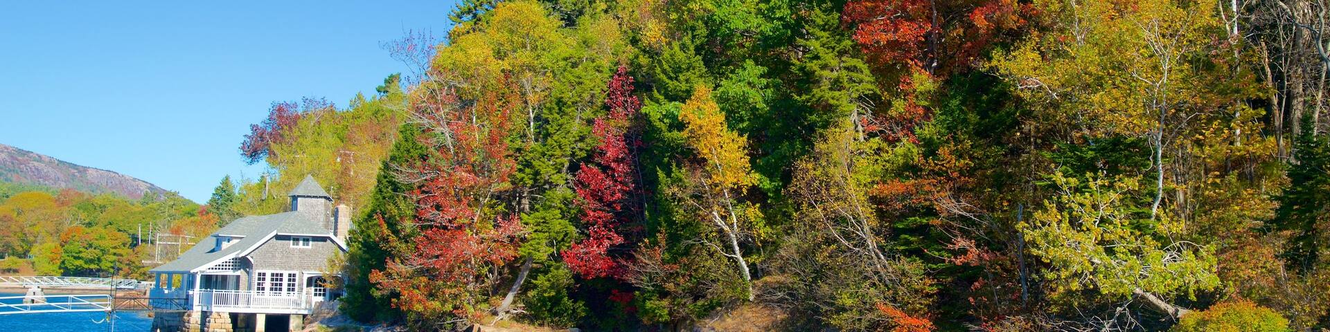 バーハーバー 表示 海岸線の眺め