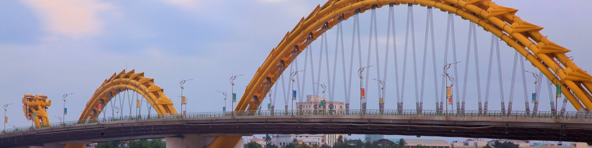 Da Nang showing modern architecture and a bridge