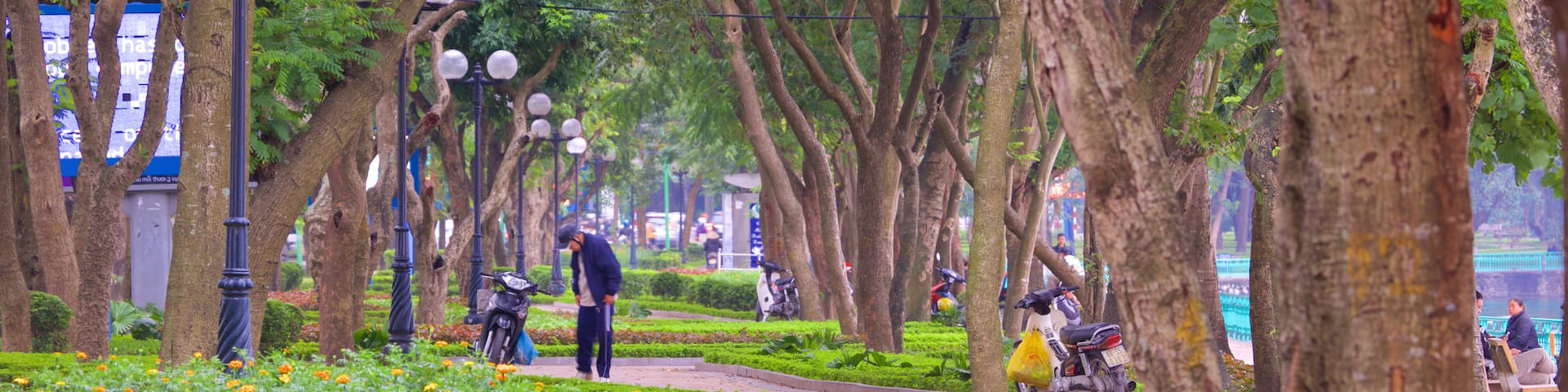 Tây Hồ mit einem Park