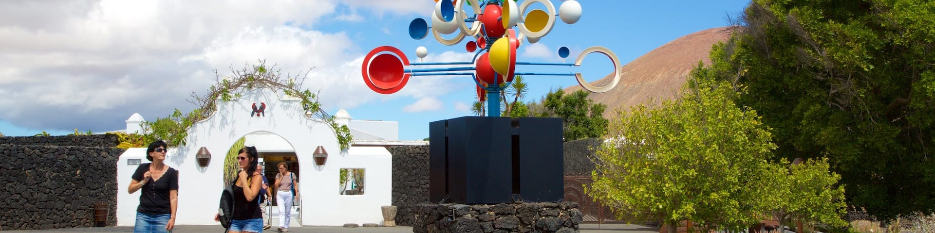 Cesar Manrique Foundation showing art and outdoor art