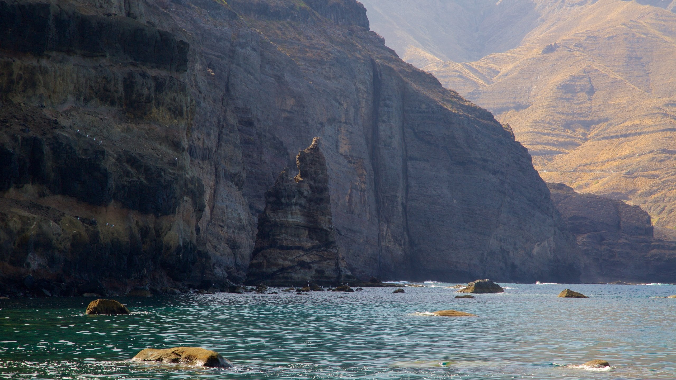 Agaete featuring general coastal views and rocky coastline