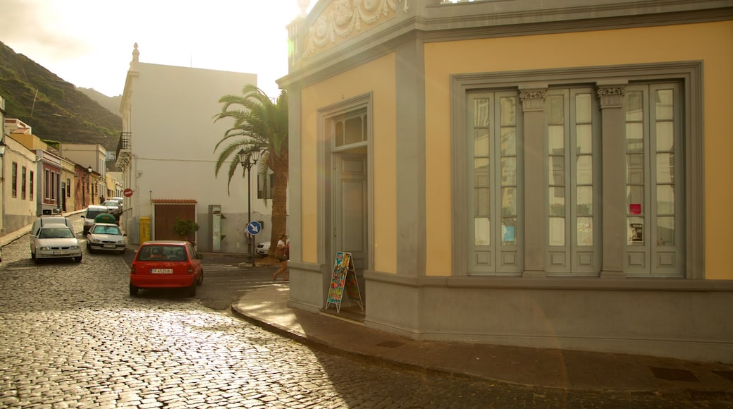 Garachico which includes a sunset