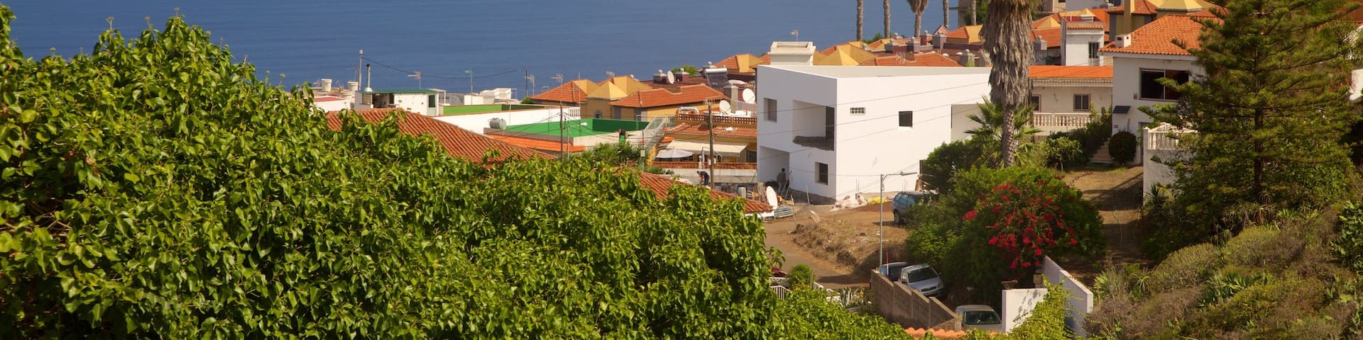 Sauzal featuring a coastal town and general coastal views
