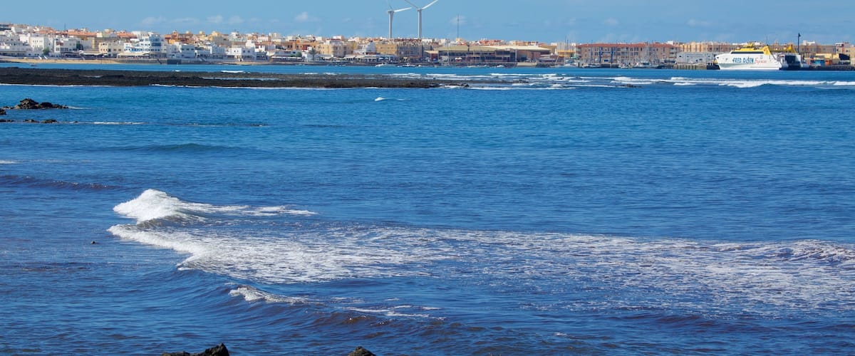 Corralejo which includes general coastal views