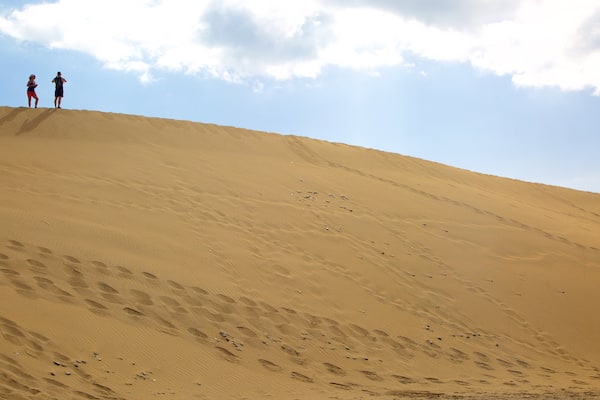 Dunes de Maspalomas qui includes vues du désert