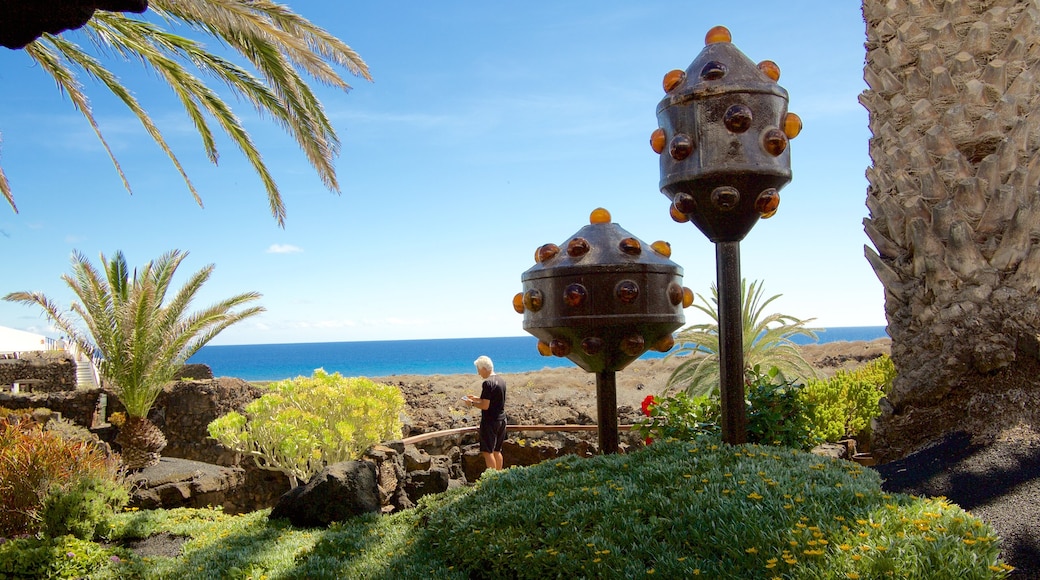 Jameos del Agua que incluye un parque