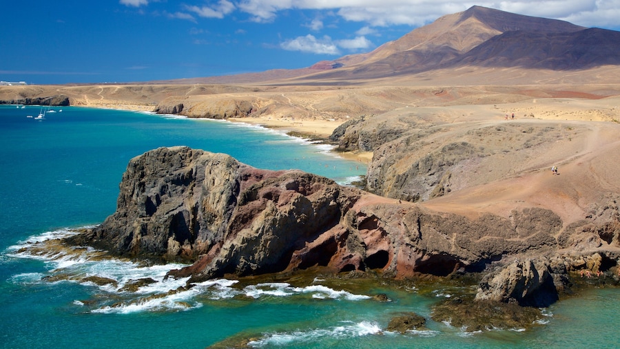 Papagayo Beach featuring general coastal views, a beach and rocky coastline