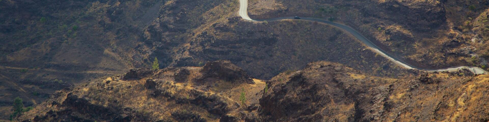 Canary Islands featuring a gorge or canyon