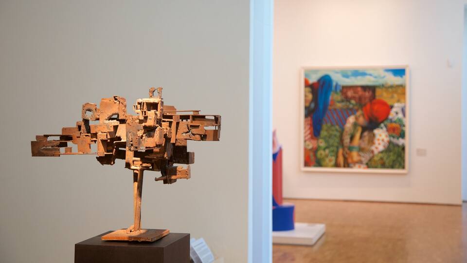 Kumu Art Museum which includes interior views and art