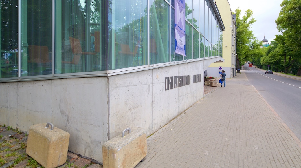 Museum of Occupation showing modern architecture