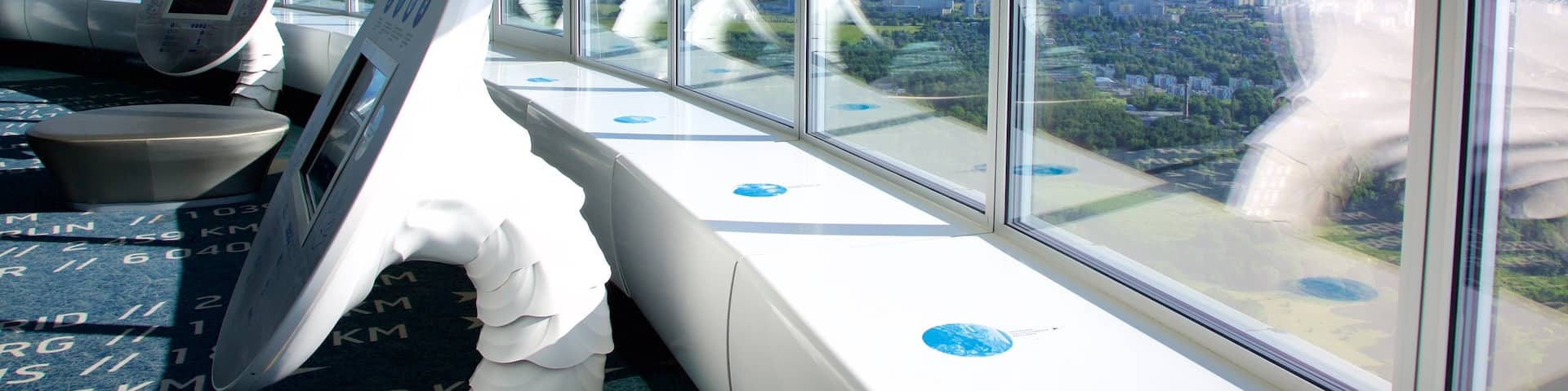 Tallinn TV Tower showing views