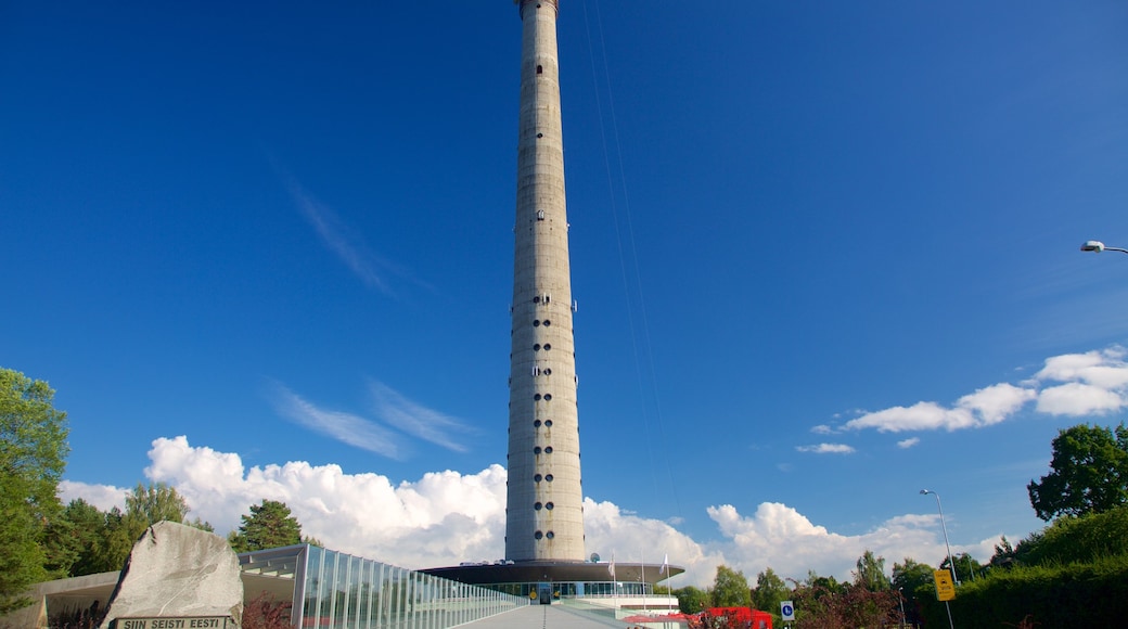 Tallinn TV Tower showing views