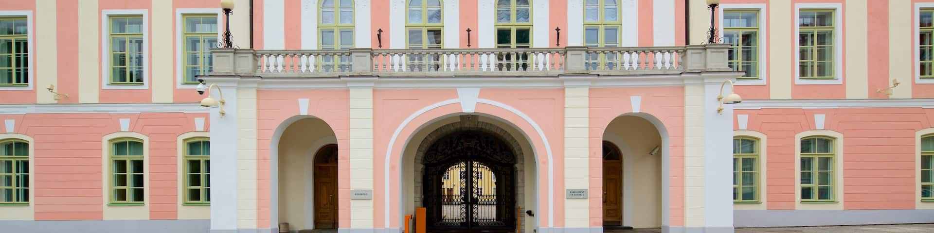 Toompea Castle featuring a castle, heritage architecture and heritage elements