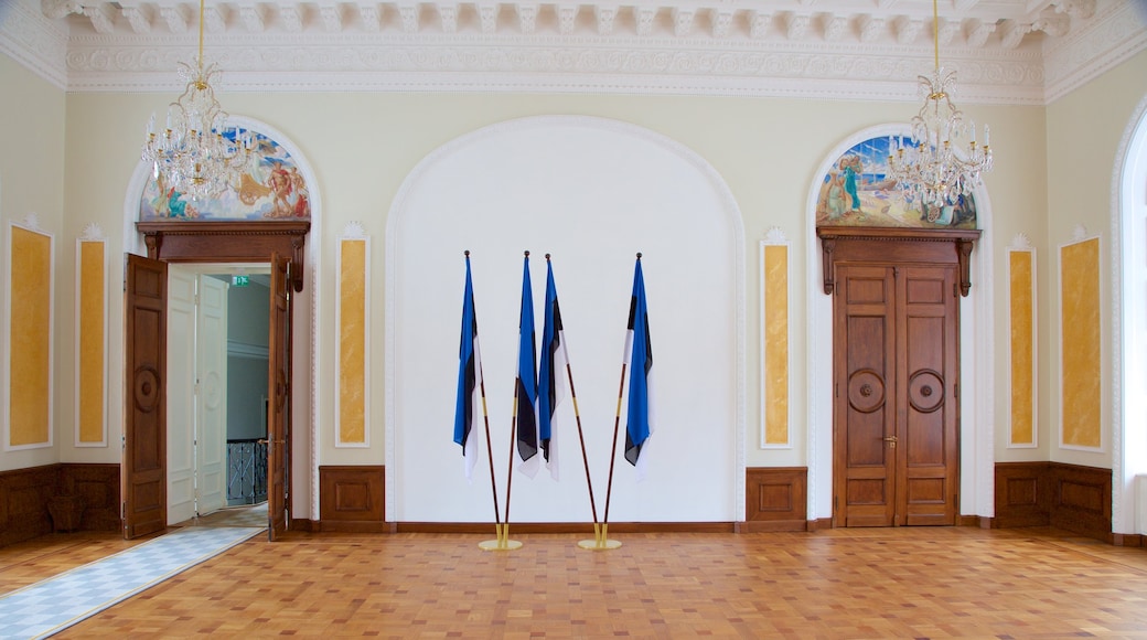 Toompea Castle featuring interior views, heritage elements and château or palace