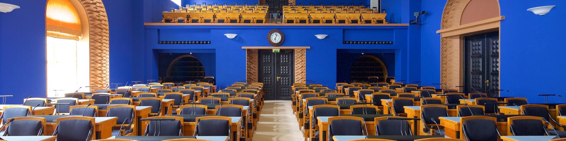 Toompea Castle showing heritage architecture, interior views and heritage elements