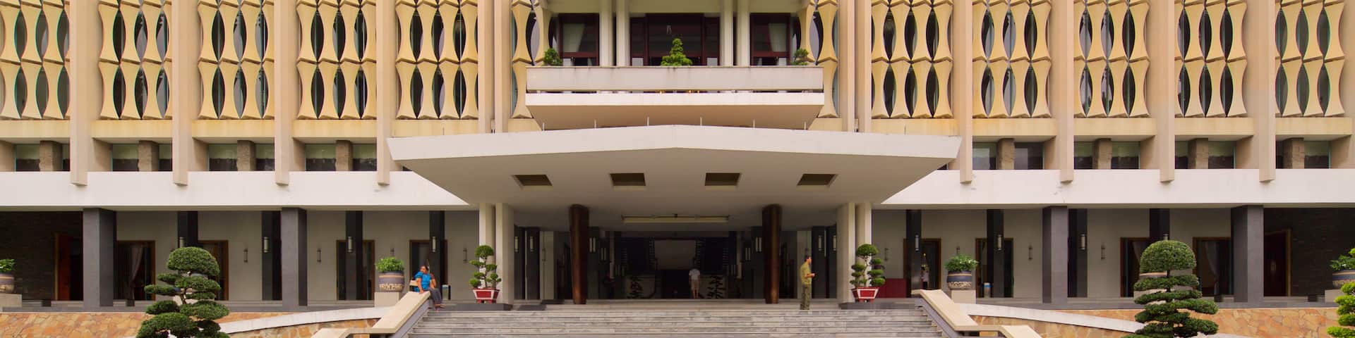 Reunification Palace featuring a castle