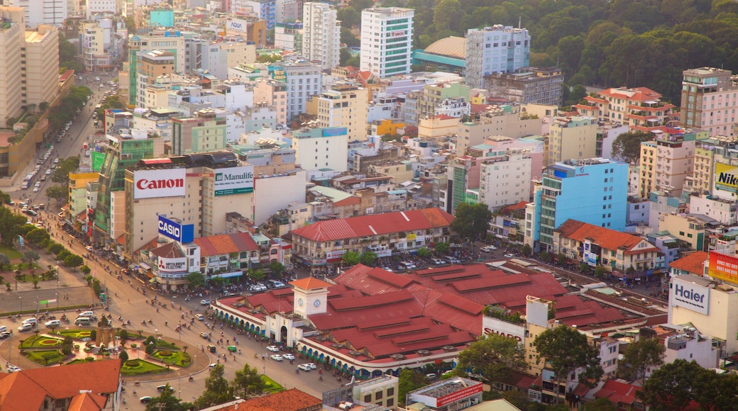 Saigon Skydeck welches beinhaltet Stadt