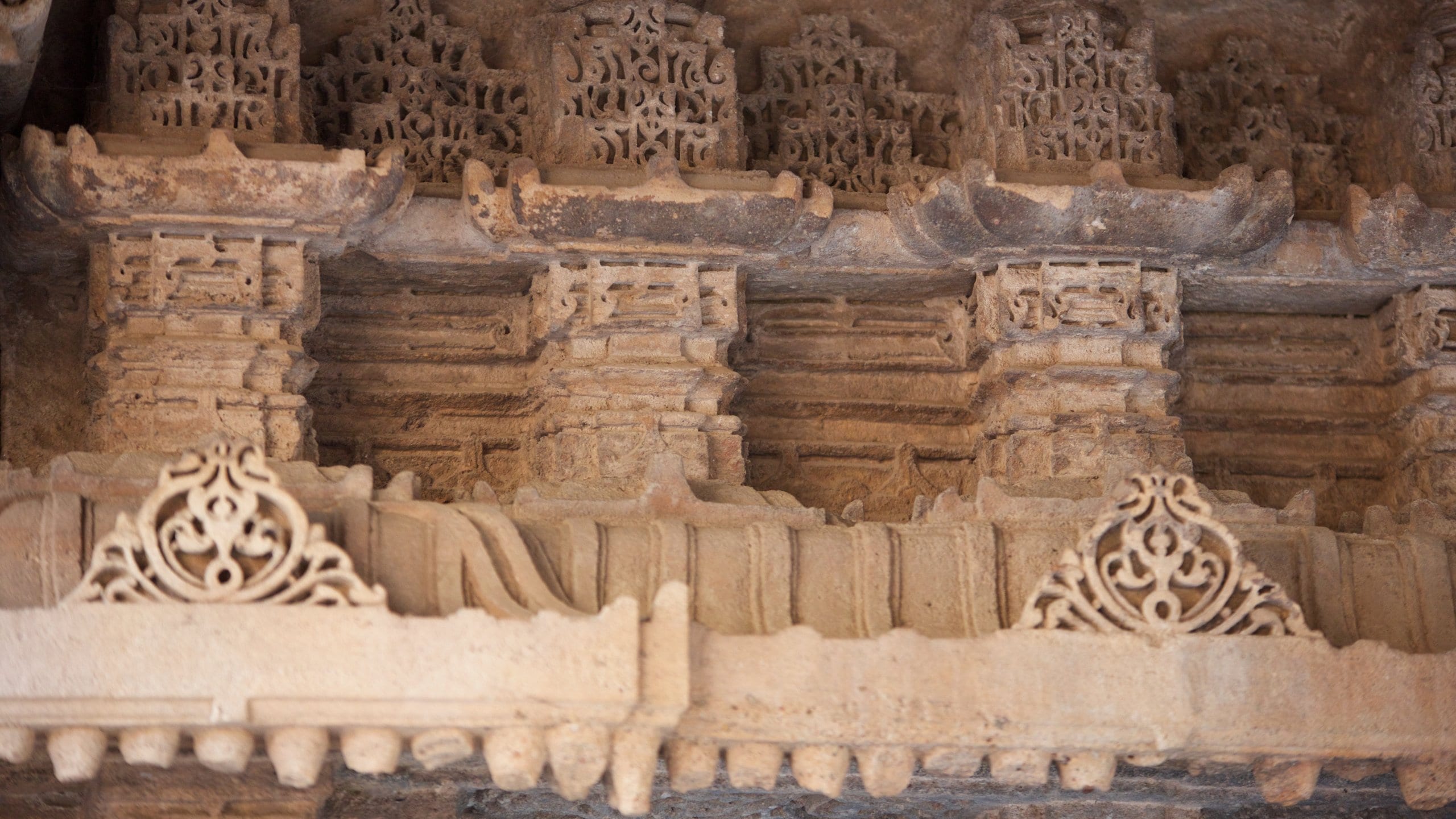 Adalaj Vav showing heritage architecture