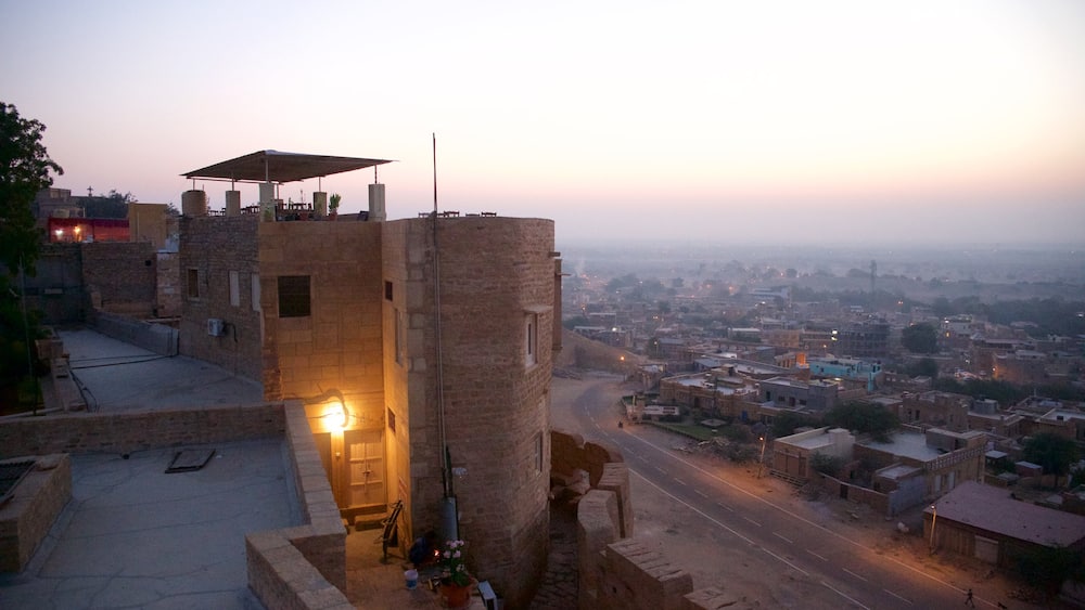 Fort Jaisalmer montrant ville