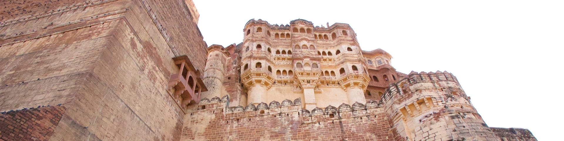 Mehrangarh Fort showing chateau or palace, heritage architecture and heritage elements