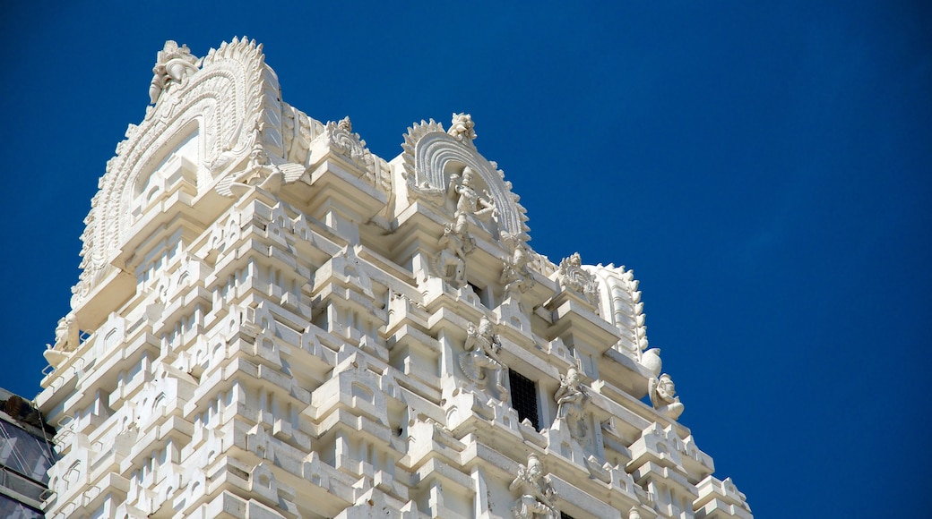 ISKCON Temple which includes heritage architecture and heritage elements