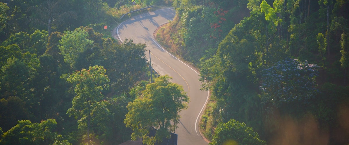Raja\'s Seat which includes rainforest