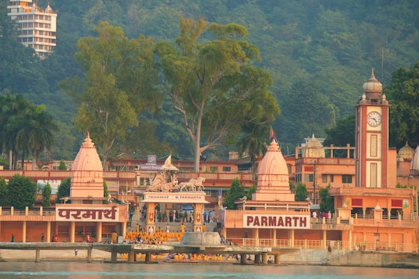 Parmarth Niketan showing a city