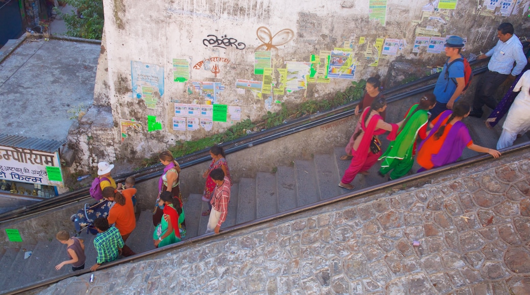 Lakshman Jhula as well as a small group of people