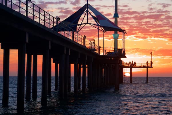 Adelaide featuring general coastal views, a sunset and views