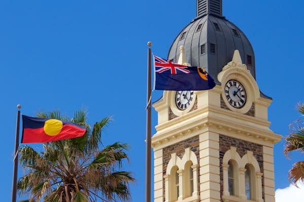 Adelaide mit einem historische Architektur