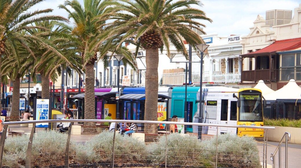 Adelaide showing a city, railway items and cbd