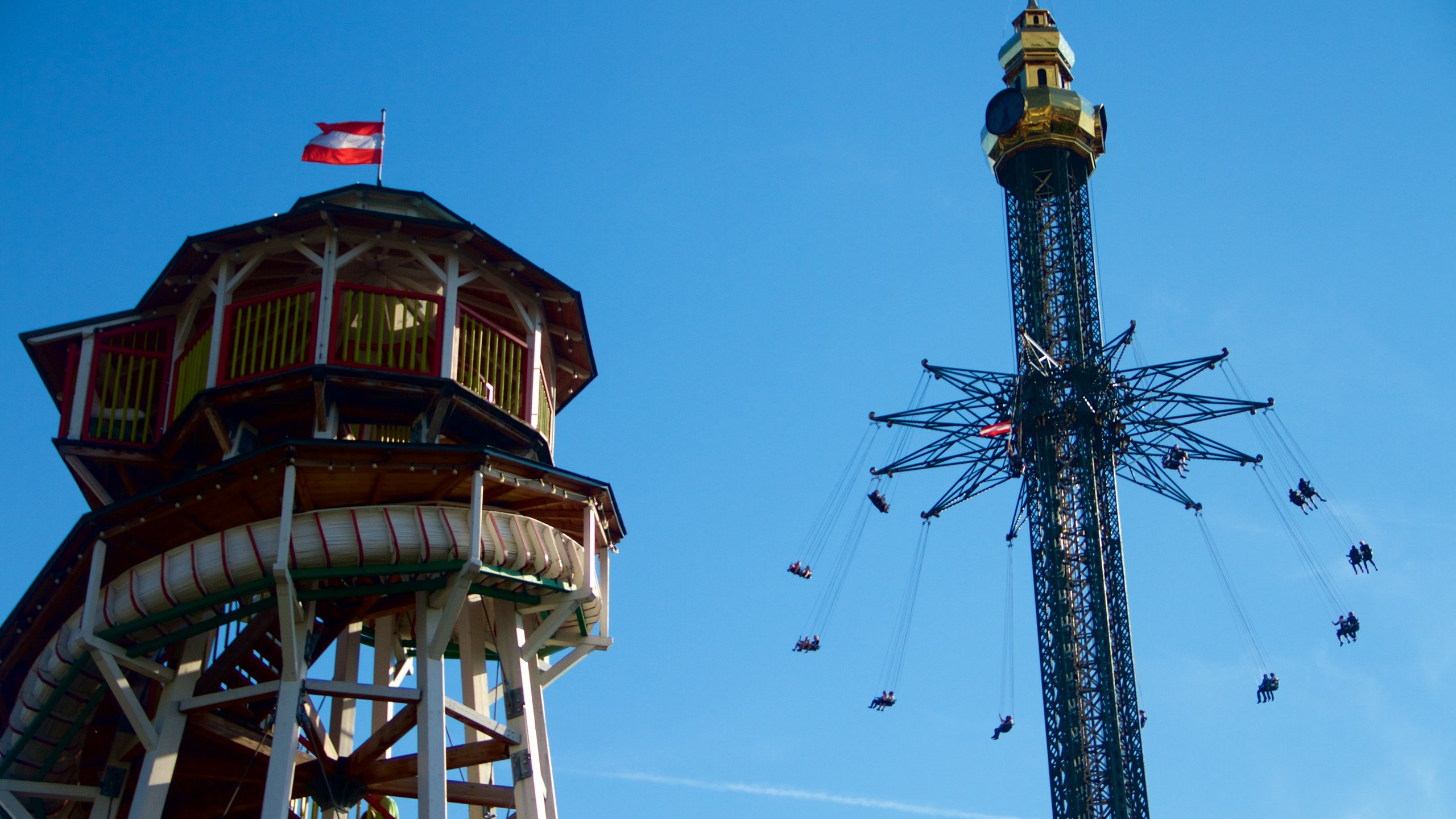 Wiener Prater showing rides