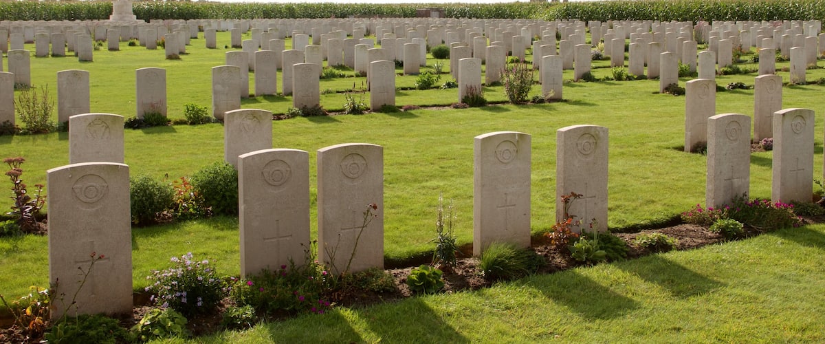 West Flanders showing a cemetery